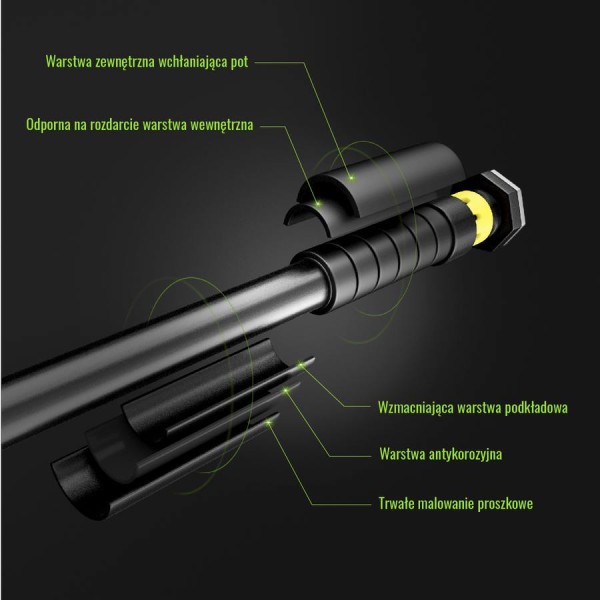 Турнік у дверний отвір HMS Premium DD201 90-130см