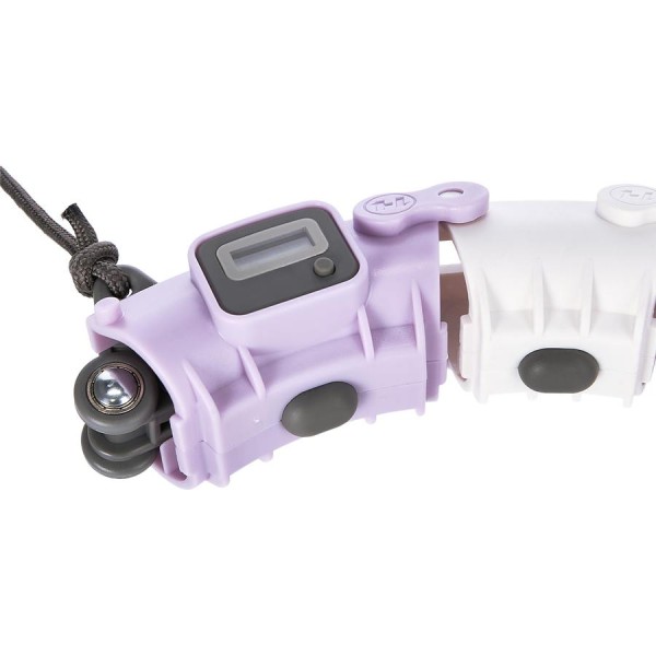 Хула-хуп з обважнювачем та лічильником FH05 фіолетовий/сірий