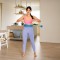 Хула-хуп з обважнювачем One Fitness OHA01 50-104 см, синій + пояс для схуднення 