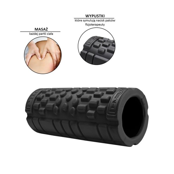 Масажний ролик HMS FS110 чорний 33см