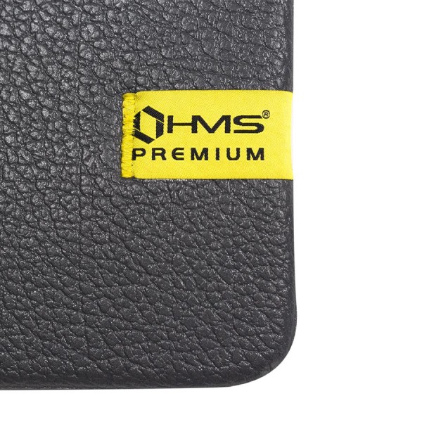 Килимок для фітнесу клубний з отворами HMS Premium MFK04 темносірий-чорний