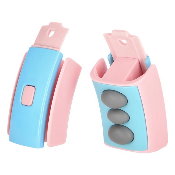 Хула-хуп з обважнювачем та лічильником HMS FH06 роз. 68-109 см, синій/рожевий