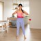 Хула-хуп з обважнювачем One Fitness OHA01 50-104 см, червоний + пояс для схуднення