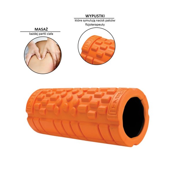 Масажний ролик HMS FS110 оранжевий 33см