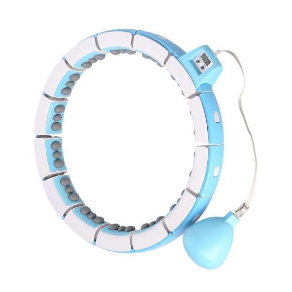 Хула-хуп з обважнювачем та лічильником FH06 синій
