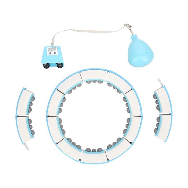 Хула-хуп з обважнювачем та лічильником FH06 синій