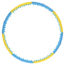 Хула-хуп 110см HMS HHP022 жовтий-синій