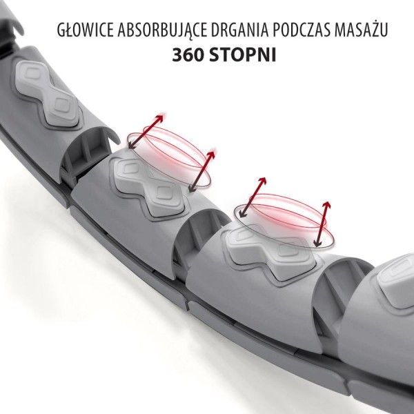 Хула-хуп з обважнювачем та лічильником HMS HHW06 чорний