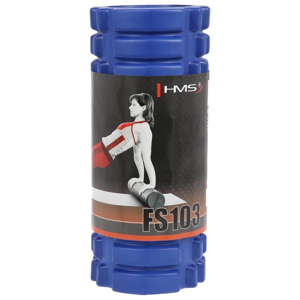 Масажний ролик HMS FS103 синій 33см