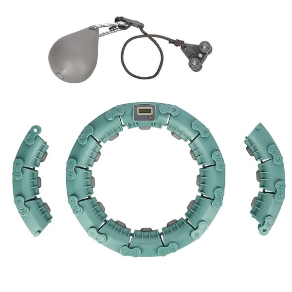 Хула-хуп з обважнювачем та лічильником FH03 зелений