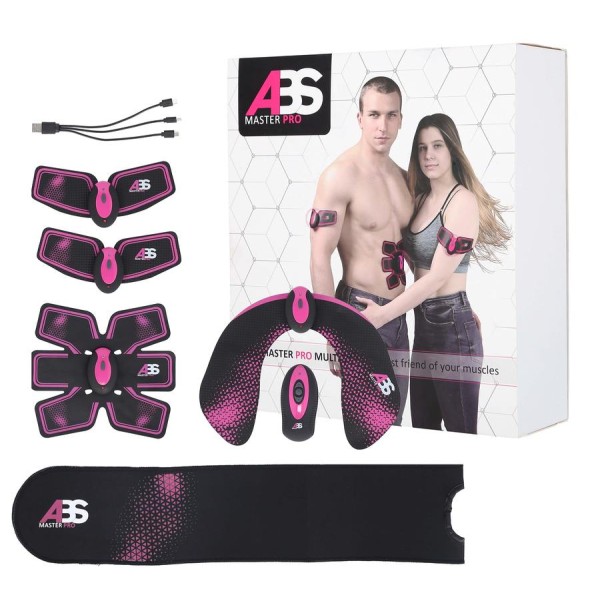 Електростимулятор м'язів преса та сідниць HMS ABS Master Pro Multi Set