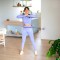 Хула-хуп з обважнювачем One Fitness OHA02 фіолетовий + пояс для схуднення