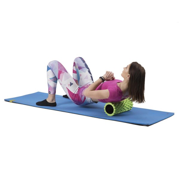 Масажний ролик HMS FS103 зелений 33см