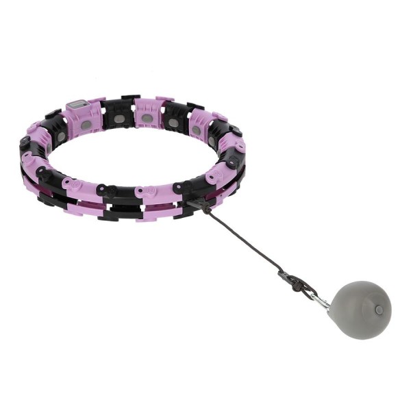 Хула-хуп з обважнювачем та лічильником FH03 фіолетовий/чорний