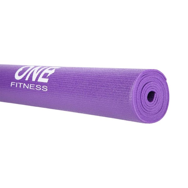 Килимок для йоги One Fitness YM01 фіолетовий