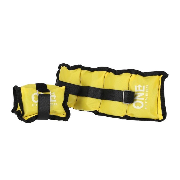 Обважнювачі для рук One Fitness WW01 2x0.7кг жовтий