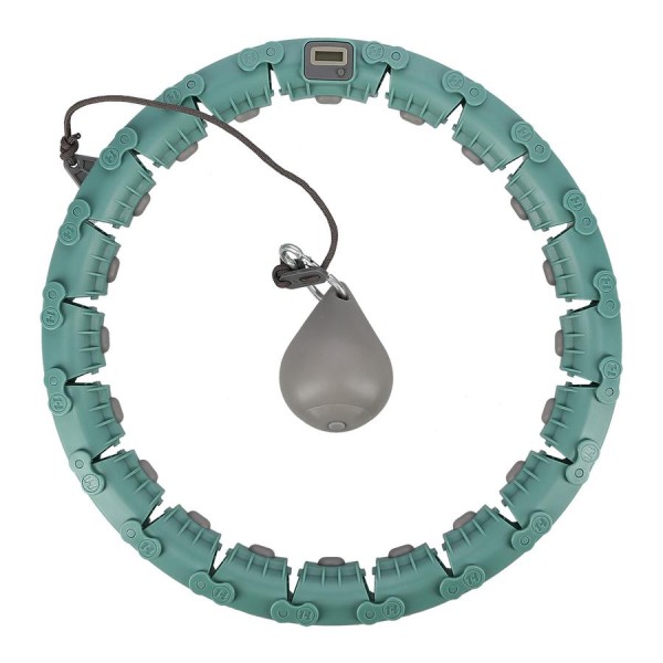 Хула-хуп з обважнювачем та лічильником FH04 зелений