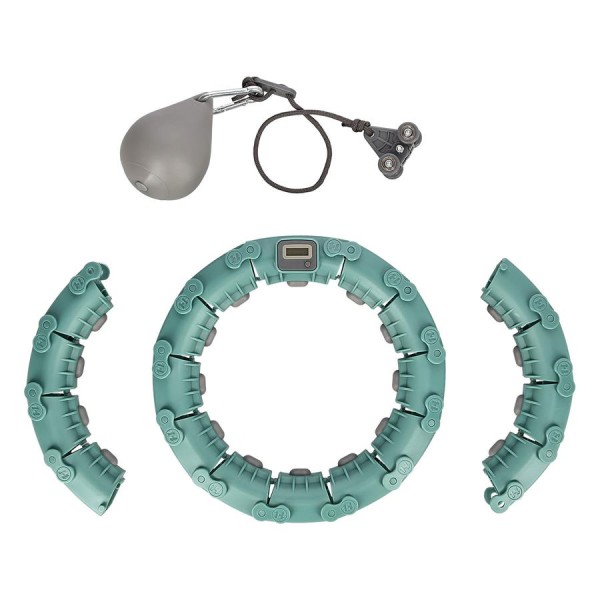 Хула-хуп з обважнювачем та лічильником FH04 зелений