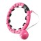 Хула-хуп з обважнювачем та лічильником FH07 світло-рожевий