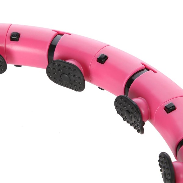 Хула-хуп з обважнювачем та лічильником FH07 світло-рожевий