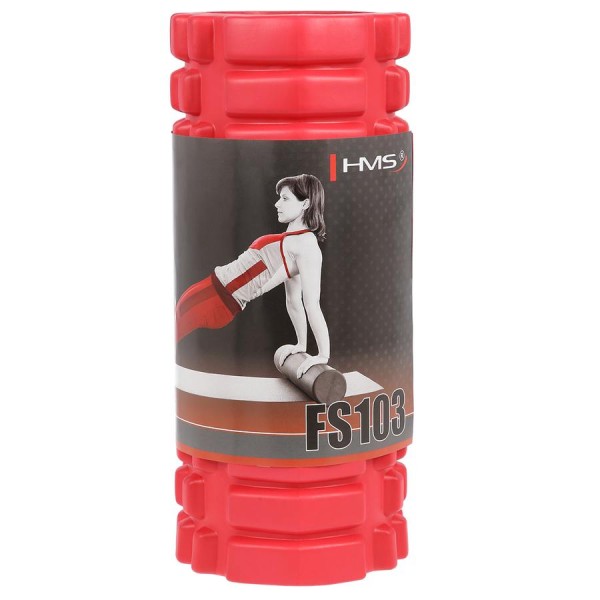 Масажний ролик HMS FS103 червоний 33см