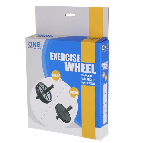 Ролик для пресу подвійний One Fitness WK20