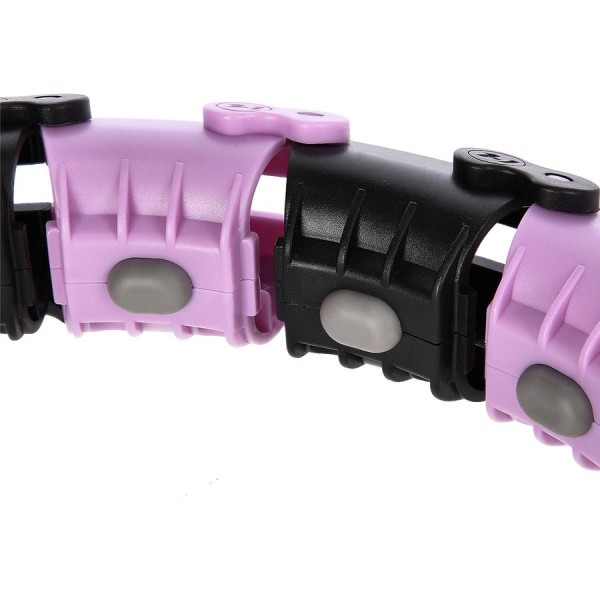 Хула-хуп з обважнювачем та лічильником FH04 фіолетовий/чорний