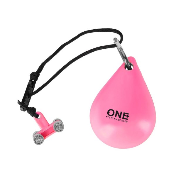 Хула-хуп з обважнювачем One Fitness OHA02 роз.60-118см, рожевий