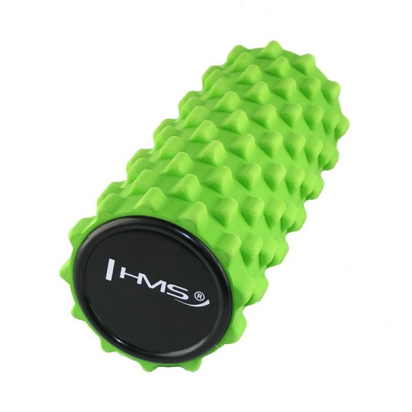 Масажний ролик HMS FS101 зелений 33см