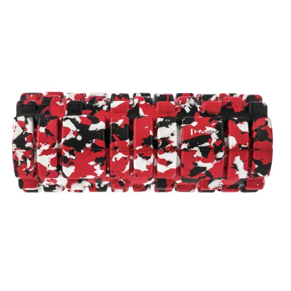 Масажний ролик HMS FS108 червоний-білий 33см