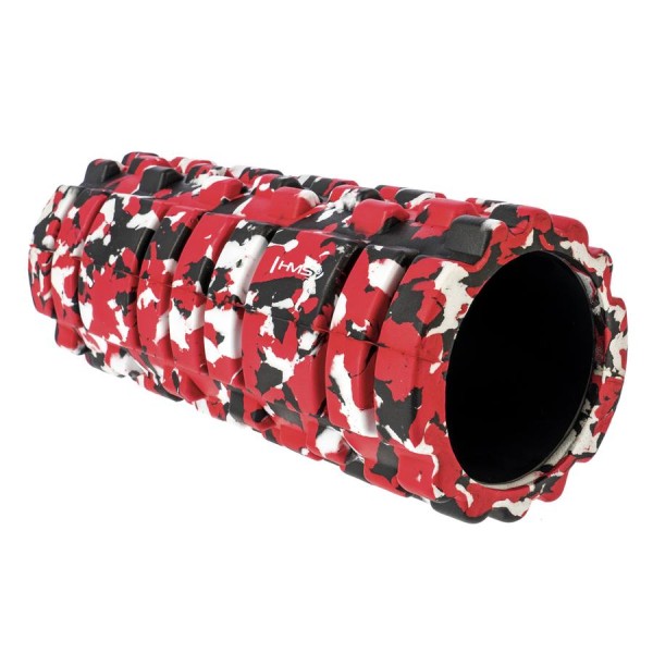 Масажний ролик HMS FS108 червоний-білий 33см