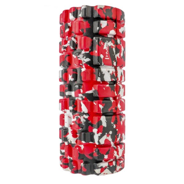 Масажний ролик HMS FS108 червоний-білий 33см