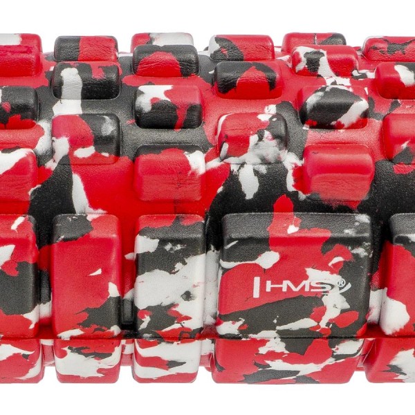 Масажний ролик HMS FS108 червоний-білий 33см