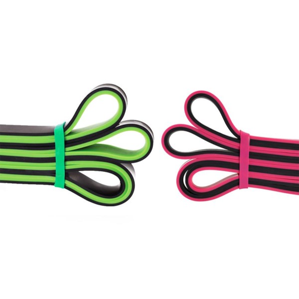 Набір: резистивні гумові стрічки та килимок HMS Premium MFK04