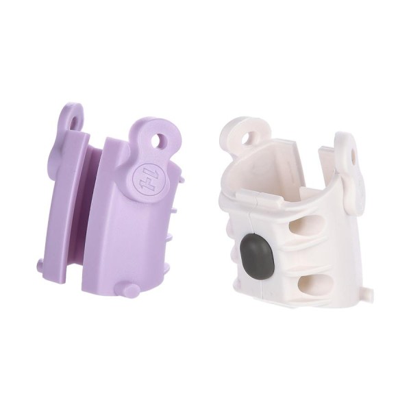 Хула-хуп з обважнювачем та лічильником FH04 фіолетовий/сірий