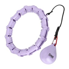 ХулаХуп з обтяжувачем One Fitness OHA02 роз.60-118см, фіолетовий