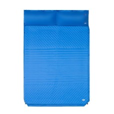 Самонадувний килимок на дві особи з подушкою Nils Camp NC4060 синій