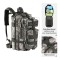 Рюкзак тактичний Nils Camp Defender CBT7204 чорний камуфляж