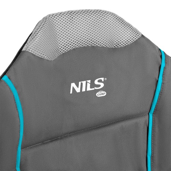 Крісло туристичне розкладне Nils Camp NC3080 світло-сірий