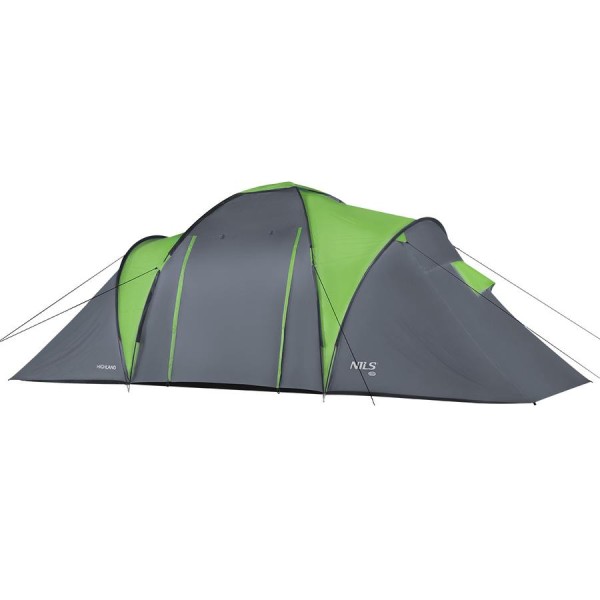Туристичний намет Nils Camp NC6031 Highland зелено-сірий