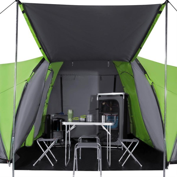 Туристичний намет Nils Camp NC6031 Highland зелено-сірий