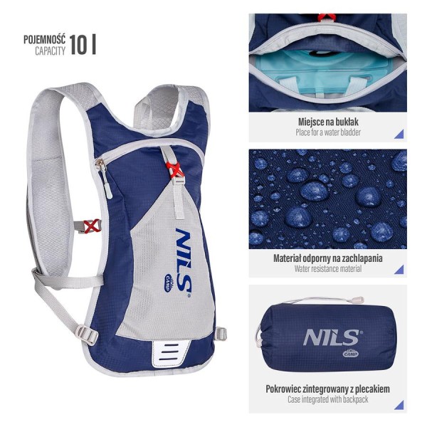 Рюкзак біговий Nils Camp Tripper NC1708 синій