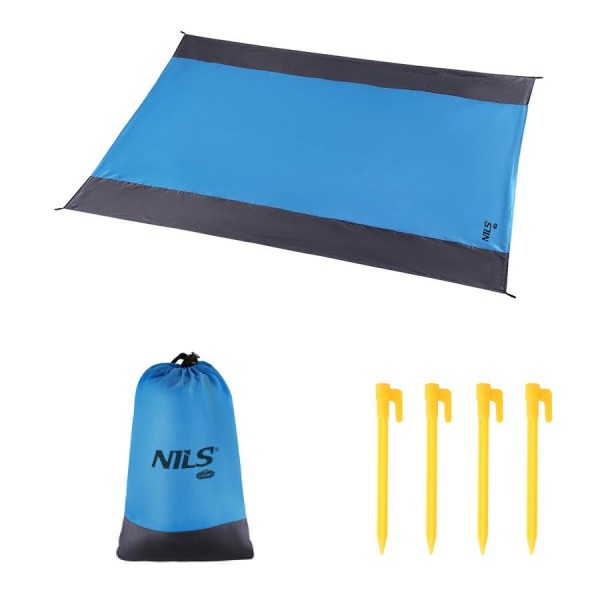 Килимок кемпінговий з кілками Nils Camp NC1716