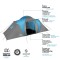 Туристичний намет Nils Camp NC6031 Highland синій-сірий