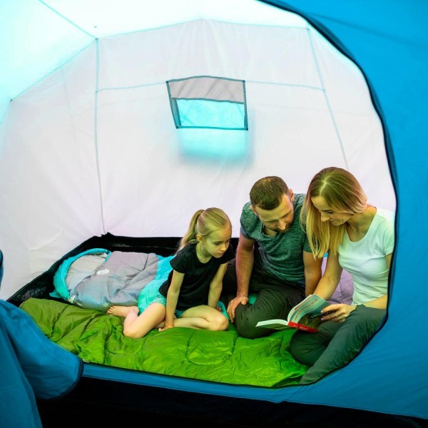 Туристичний намет Nils Camp NC6031 Highland синій-сірий