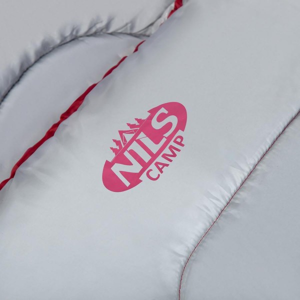 Спальний мішок Nils Camp NC2008 розм. L бордовий-сірий