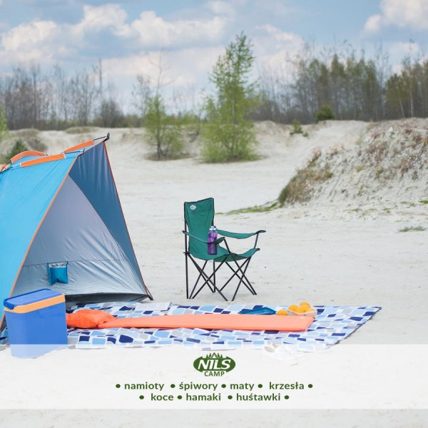Крісло туристичне розкладне Nils Camp NC3044 зелене