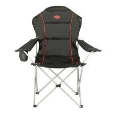 Крісло для кемпінгу Nils Camp NC3080 чорний/червоний