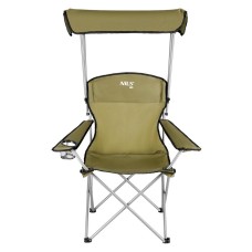 Крісло для кемпінгу з дашком Nils Camp NC3087 зелений