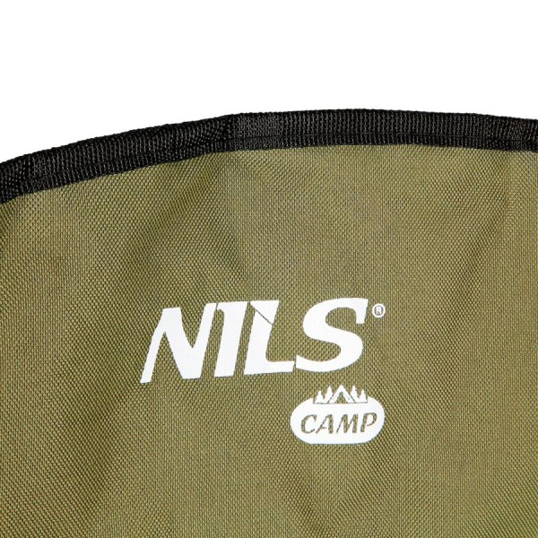Крісло туристичне розкладне з дашком Nils Camp NC3087 зелений